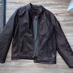 Ralph Lauren Brown Leather men’s jacket- size XL